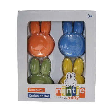 Nijntje stoepkrijt (4 stuks)