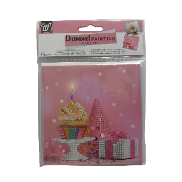Diamond painting - kaarten maken - verjaardag