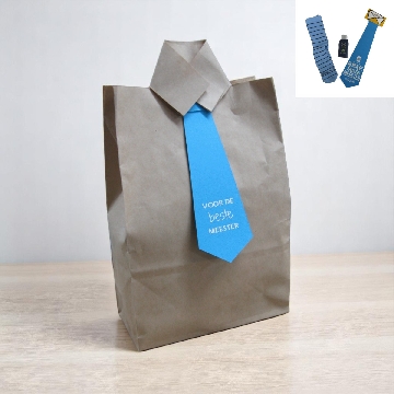 Cadeautasje stropjas - Meester - Beste meester