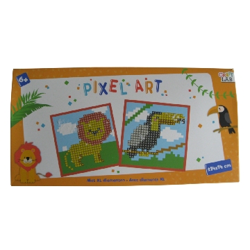 Pixelart schilderij (2 stuks)