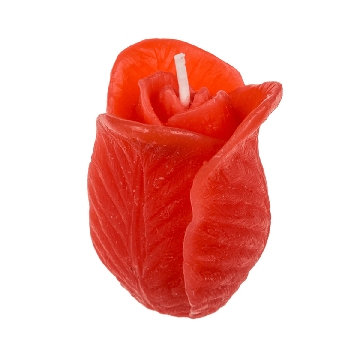 Kaars roosvorm - rood
