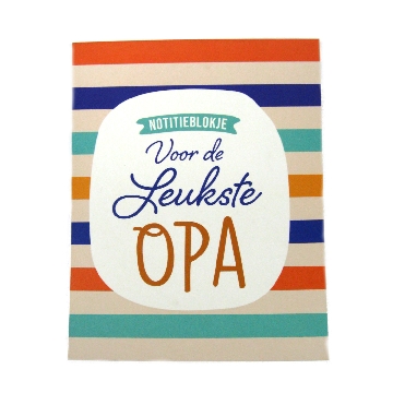 Deltas notitieblok - Voor de leukste opa